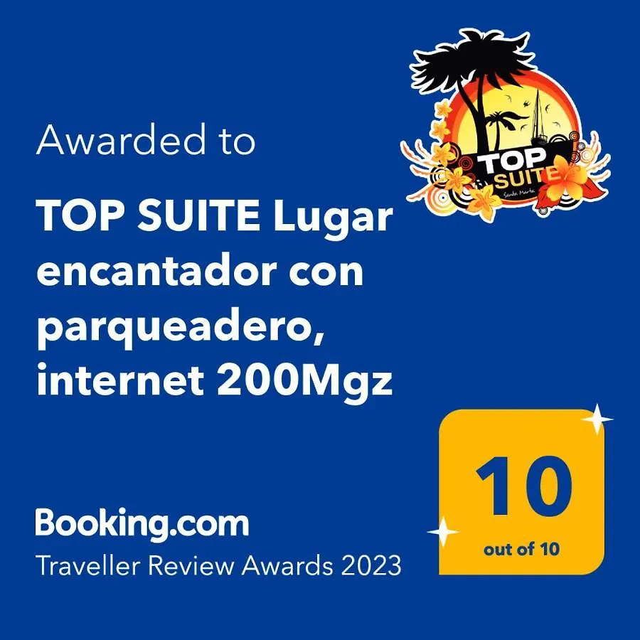 Top Suite Lugar Encantador Con Parqueadero, Internet 200Mgz Santa Marta  Apartment Santa Marta (Magdalena)
